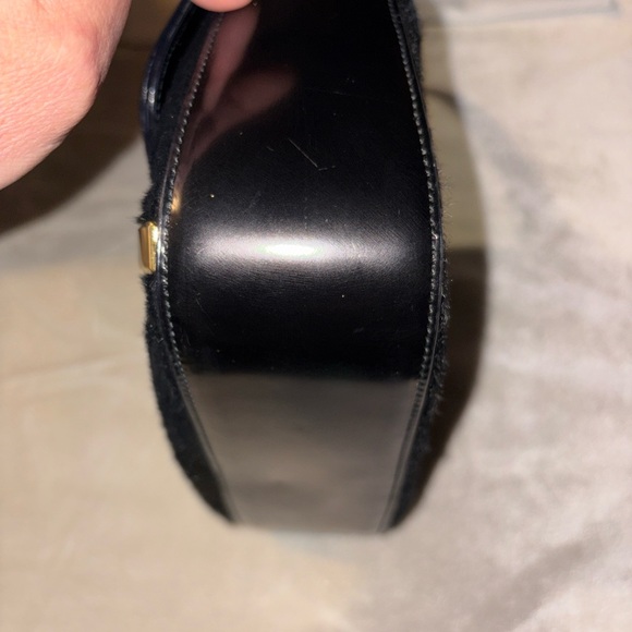 Dolce & Gabbana Vintage Black Calf Hair and Patton Leather Mini Bag - Picture 10 of 13